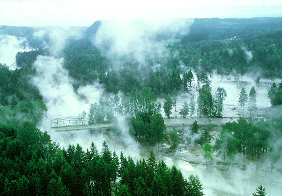 Steam above Toutle